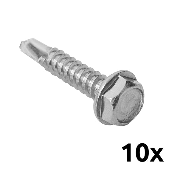 Screw TEX 6HH 4.8x25 DIN7504K A2 stainless 10pcs/pack.