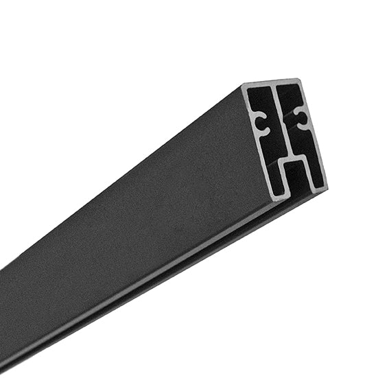 Aluminum top rail, 1820mm anthracite for WPC fence boards