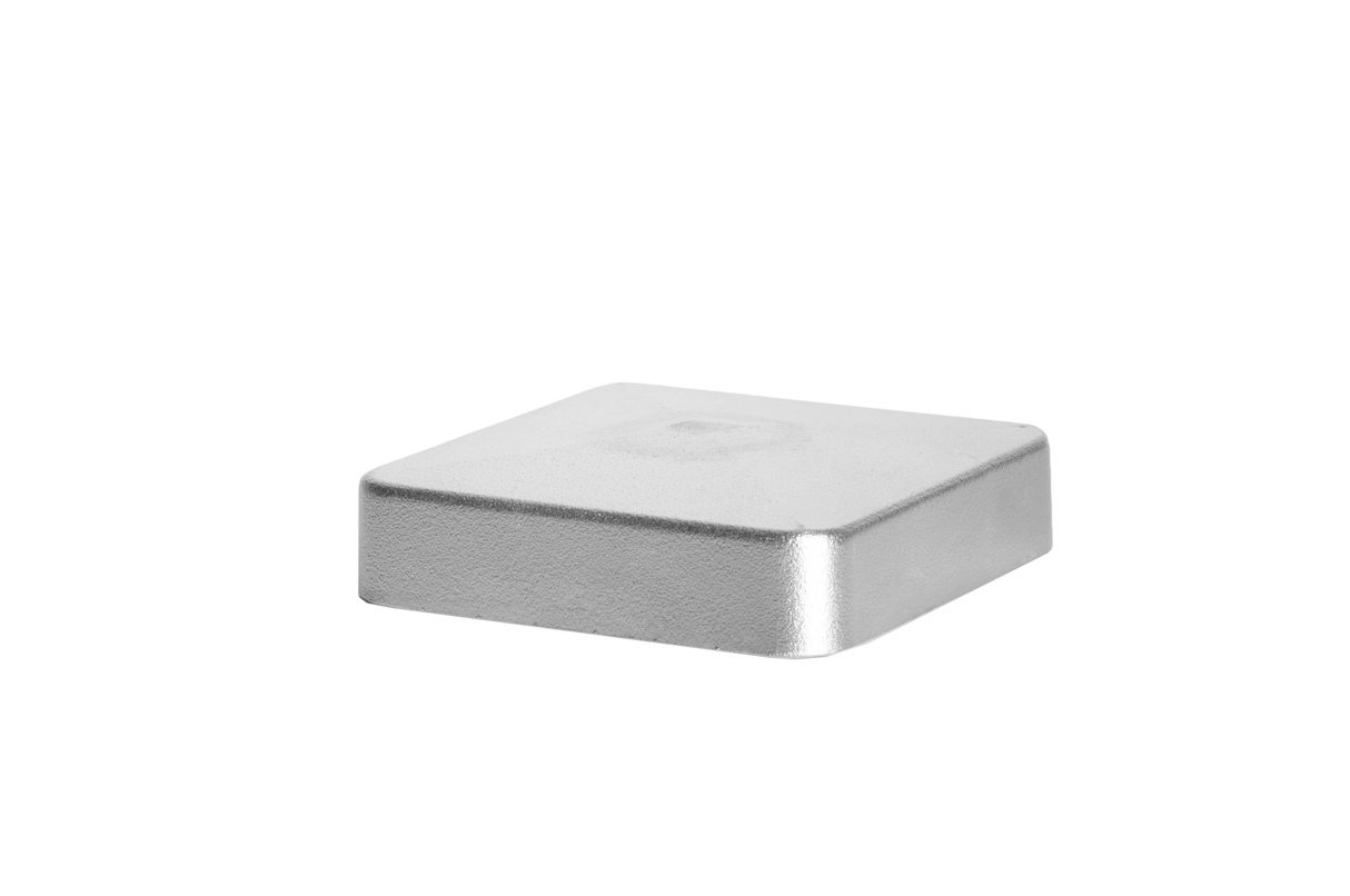 Aluminum canopy post 80x80 flat - natural