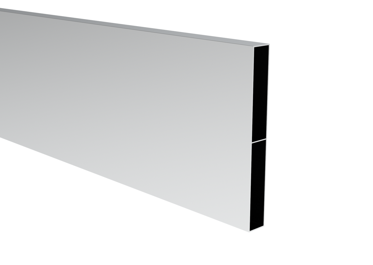 Aluminium-Zaunfüllung 20 x 160 x 1,3 - 6,0 m - Natur, Oberfläche - 2. Klasse