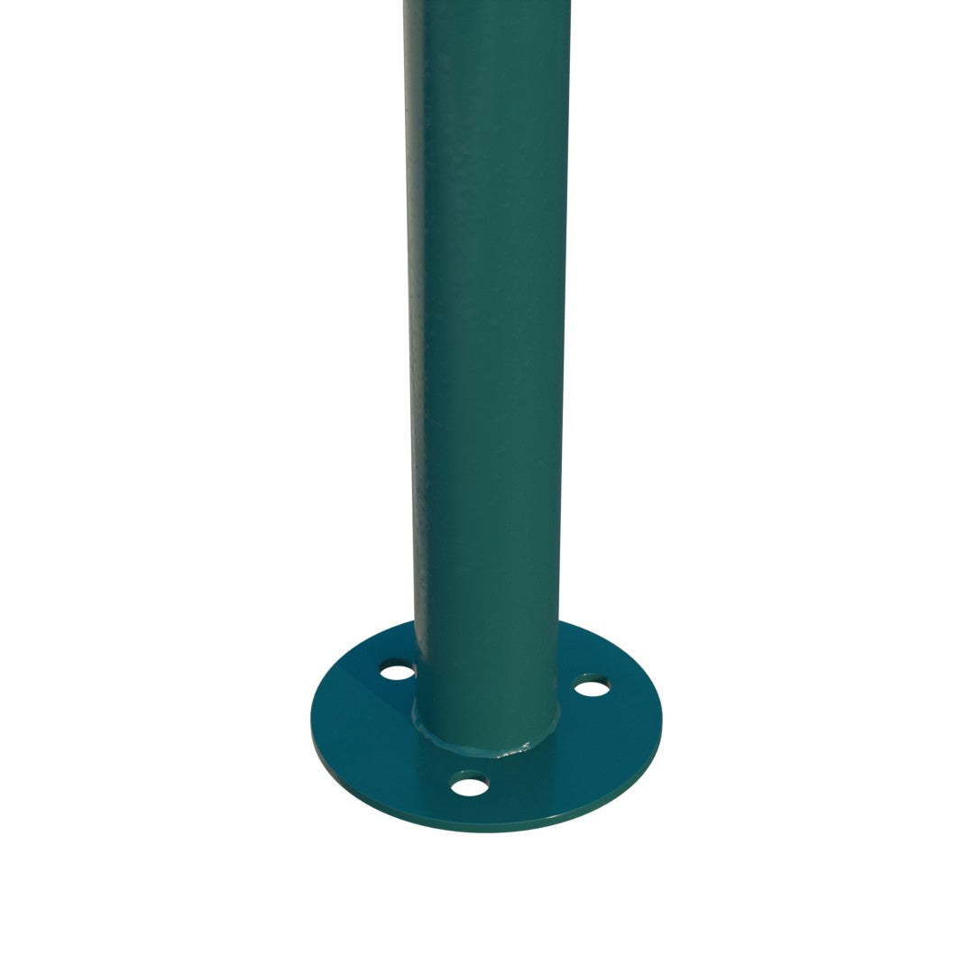 Stĺpik D48mm s pätkou ZnPVC 1800mm zelená