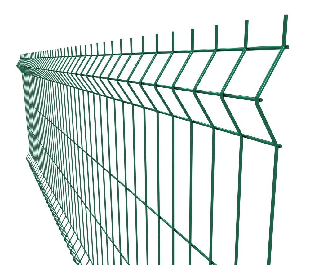 Welded panel fence ZnPVC 2500x830x4mm green