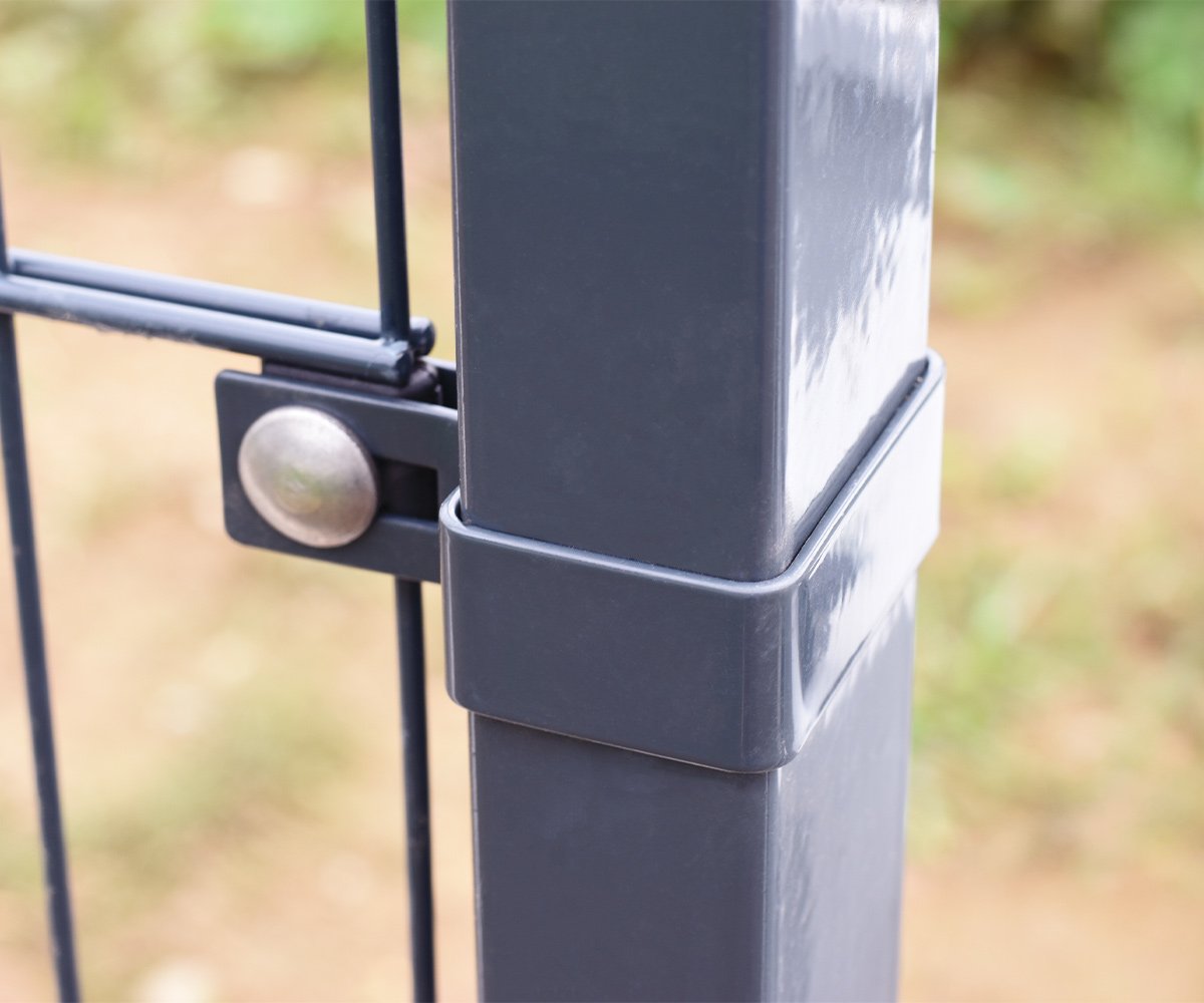 End cap for post ZnPVC 60x40mm anthracite