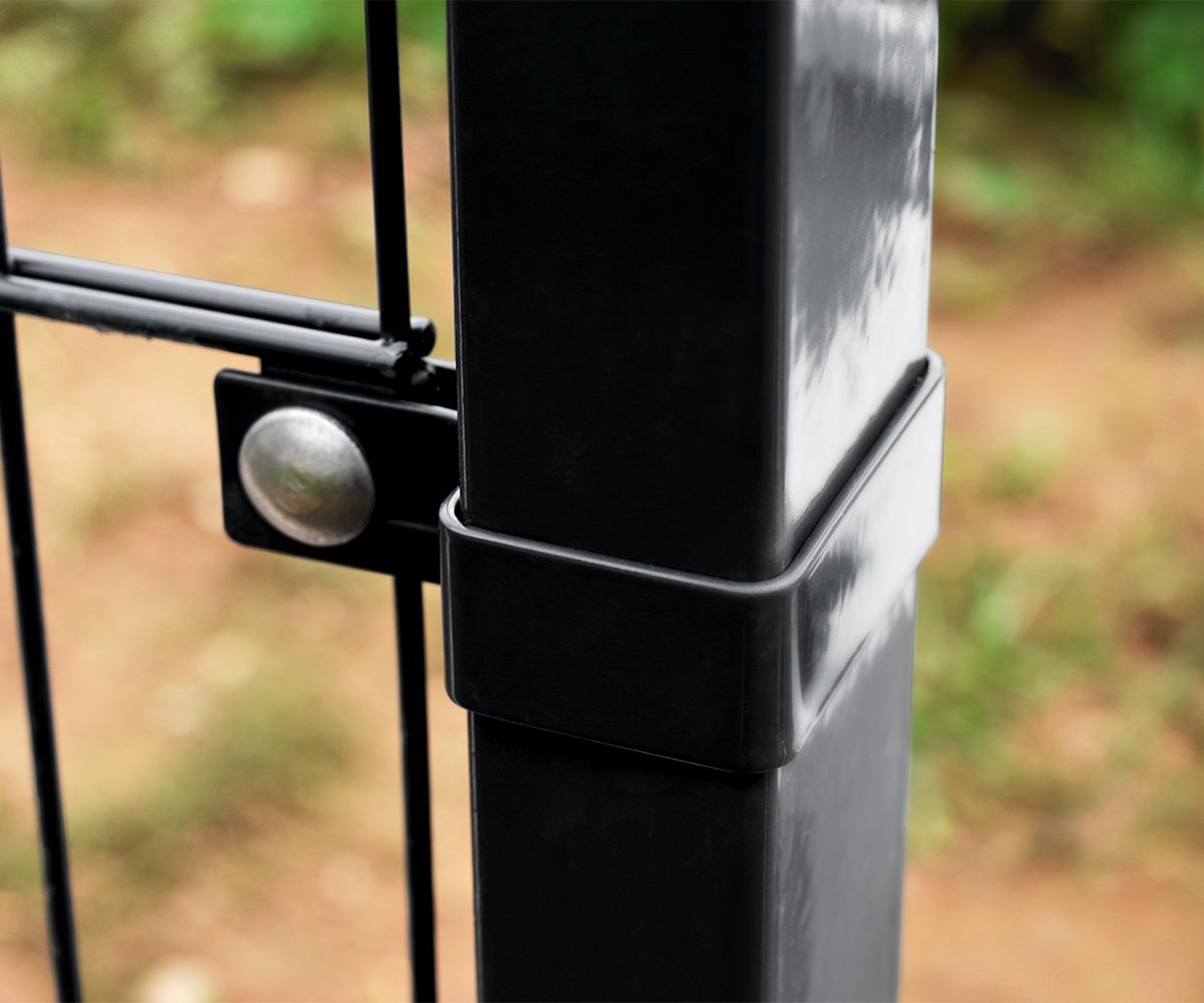 End cap for post ZnPVC 60x40mm black M