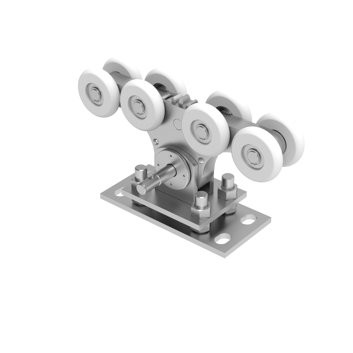 Cantilever gate carriage Zn+NYLON, profile 90x99mm