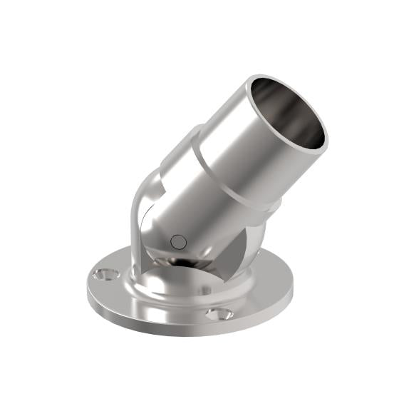 Adjustable handrail bracket anchoring