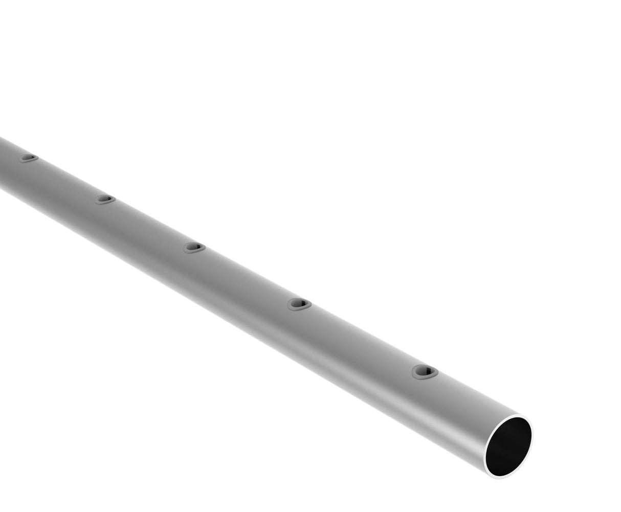 Brushed pipe AISI304,0D42,4x2/15xd12,5/L1800