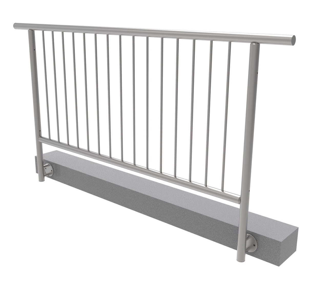 Vertical railing BR AISI304, D42,4/d12vertical/H10