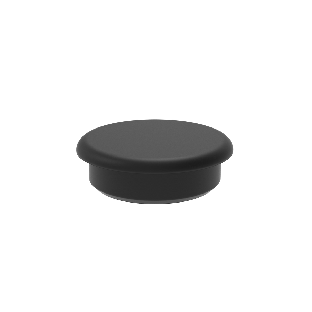 Záslepka kruhová D13mm, čierna