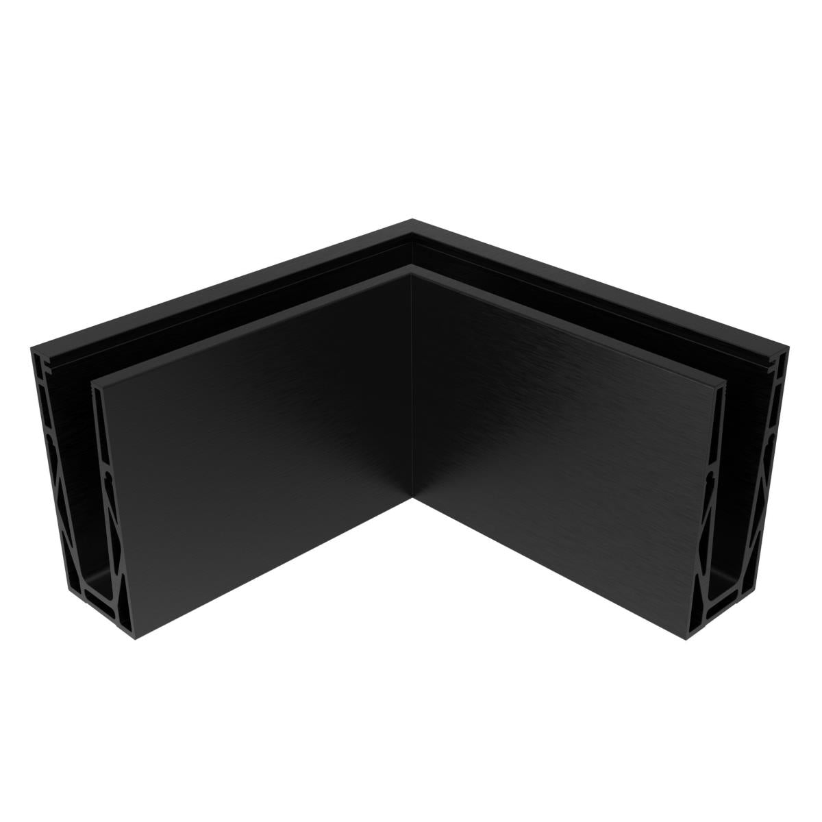 AL. profile, top mount 90° IN corner AL/ELOX/Sati