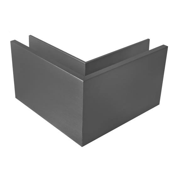 AL. profile, top mount 90° IN corner AL/ELOX/Sati
