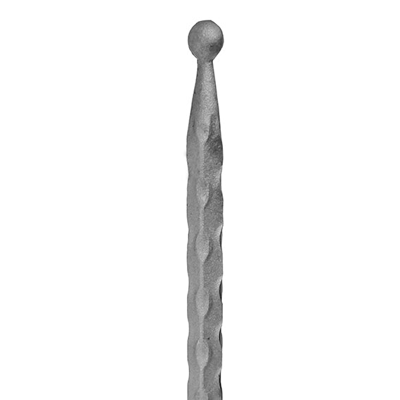 Pole with ball h150, b15, decorated 12x12mm