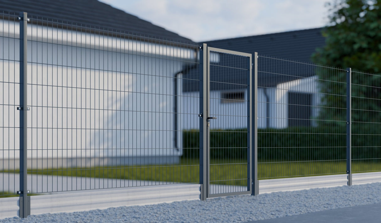 Gate 1pc. 2D BOX ZnPVC 1000x1800mm RAL 6005 green
