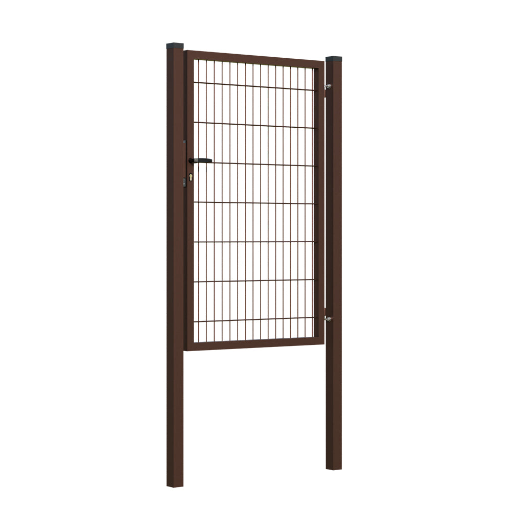Bránka 1kr. 2D BOX ZnPVC 1000x1500mm RAL 8017 hnedá