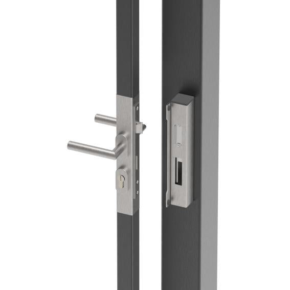 Lock set 40x40 AISI304 with Electric lock B1/18