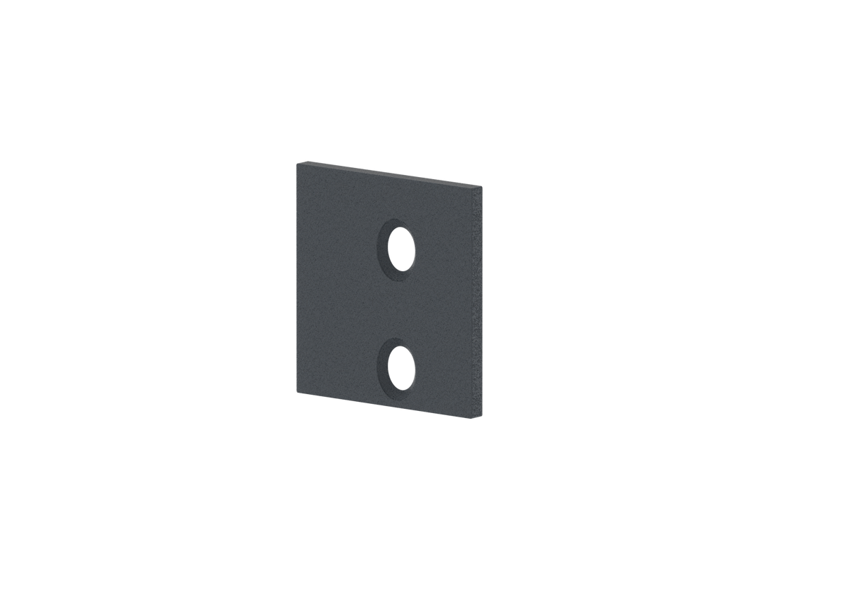 Aluminum adapter cover for blinds 66x40 R7016