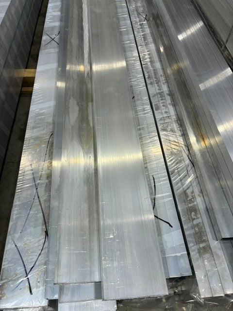 Aluminium-Zaunfüllung 20 x 100 x 1,1 - 6,0 m - Natur, Oberfläche - 2. Klasse