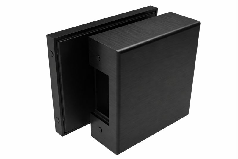 Lock part for glass door GS-BLACK/D-206/S