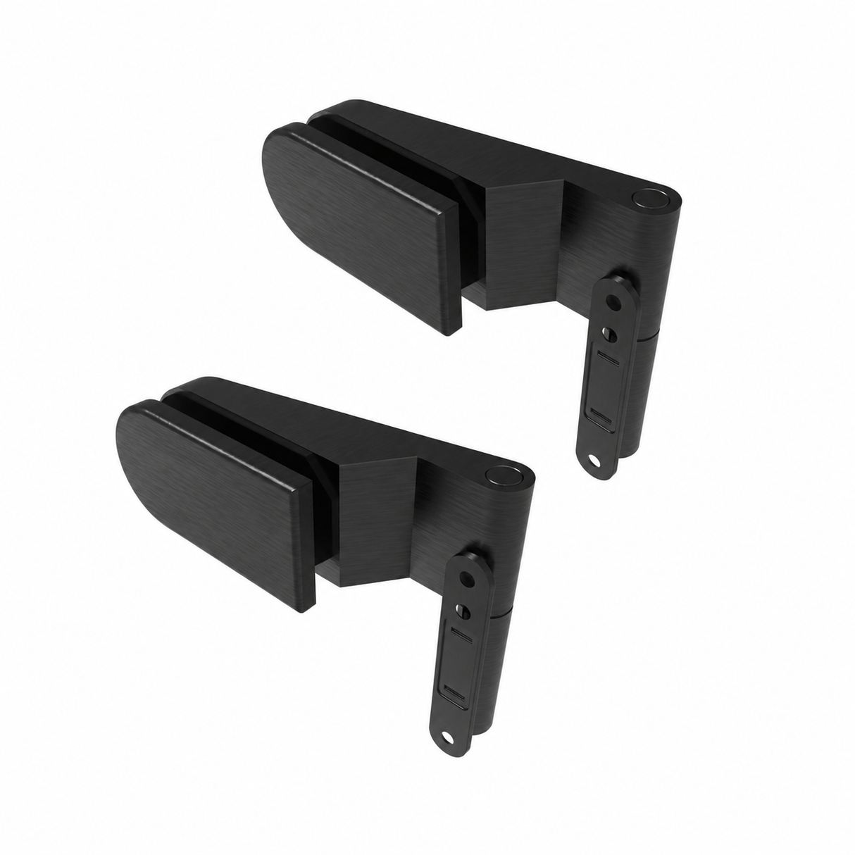 Charniere pour porte en verre AL, 8,10mm BLACK