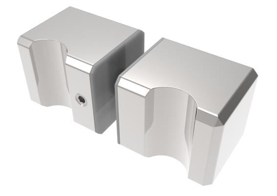 Brushed knob AISI 30x30mm