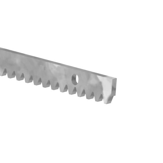 Steel gear rack Zn, 30x8mm, L1m, max 1200kg