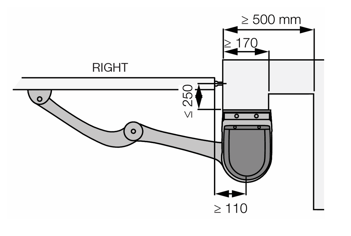 Nice hinged drive for a double-leaf gate, set with photocells