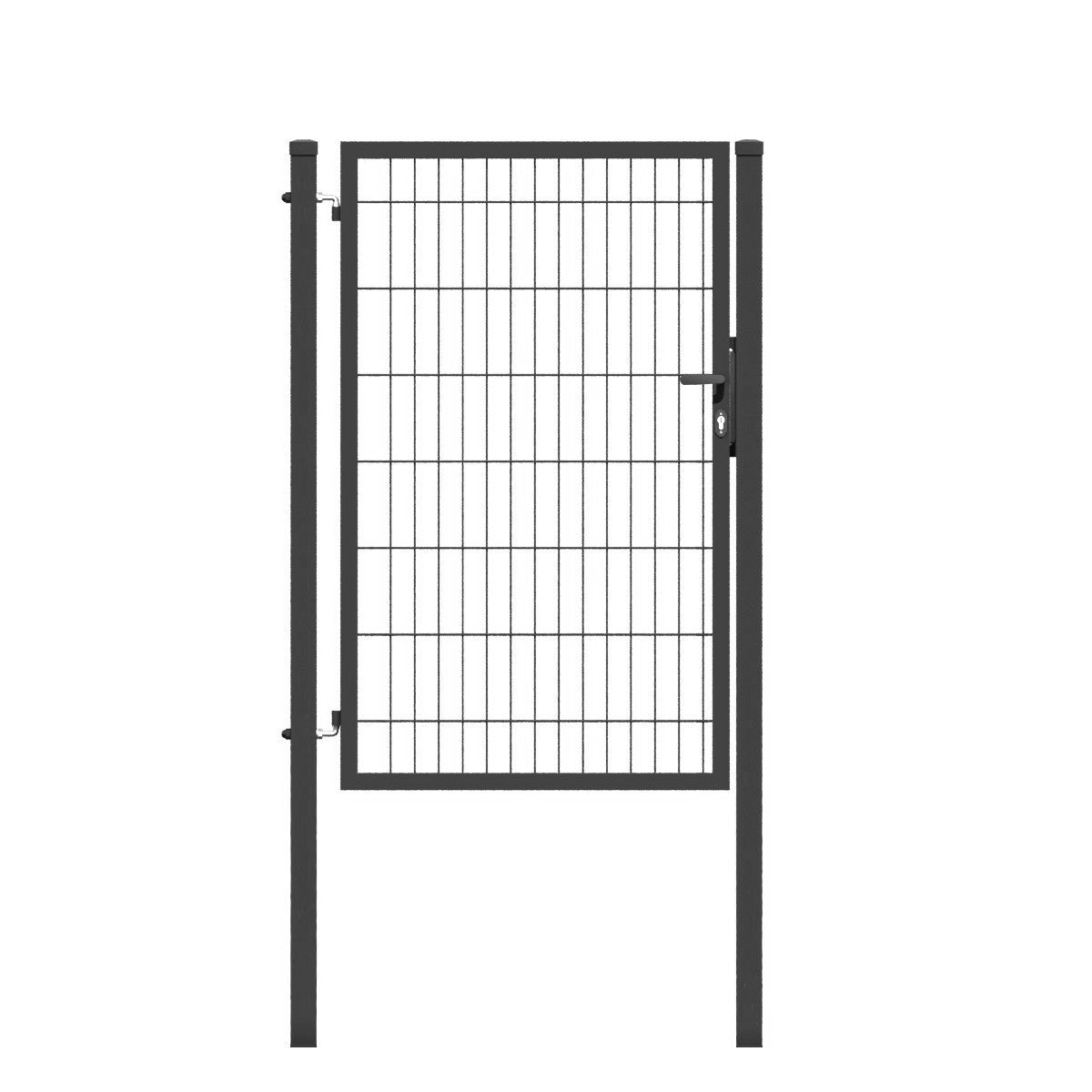 Gate 1pc. 2D BOX ZnPVC 1000x1500mm RAL 7016 anthracite