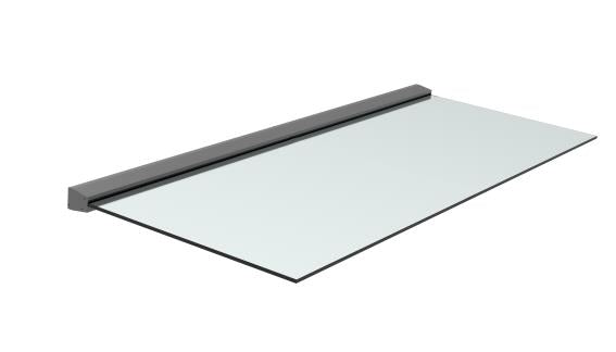 Canopy with aluminium channel profile