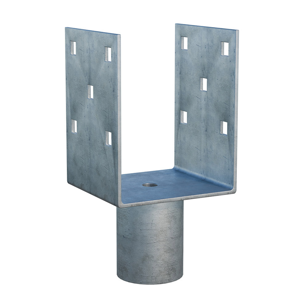 Extension pour vis de terre Zn "U" 100x90x120x60mm