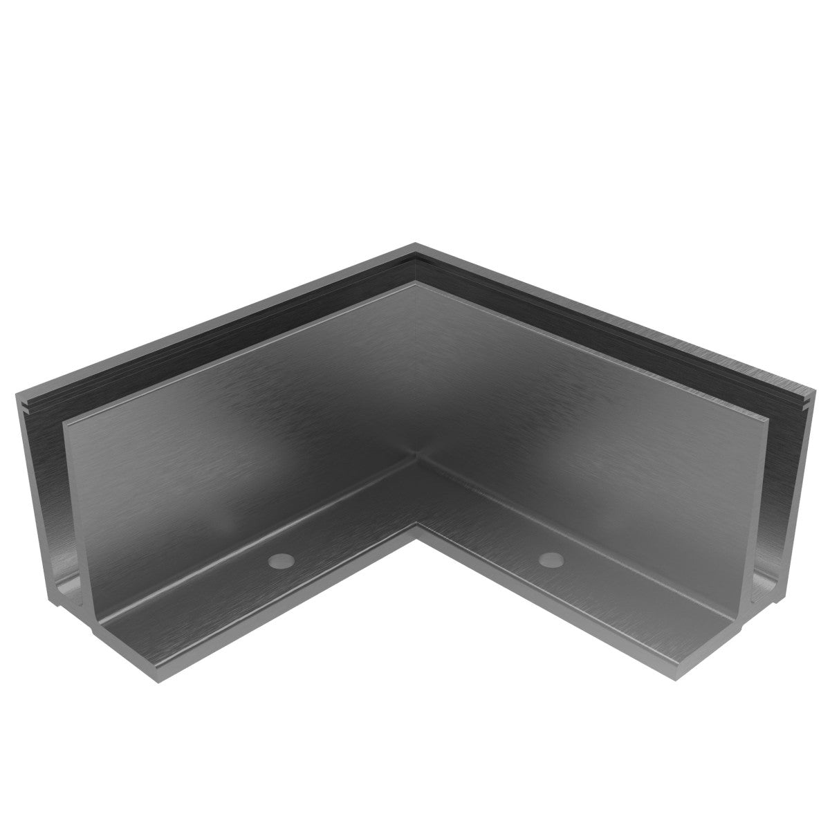 AL. profile, top mount 90° IN corner AL/ELOX/Sati