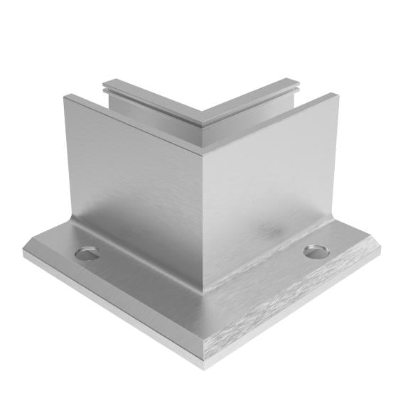 AL. profile, top mount 90° IN corner AL/ELOX/Sati