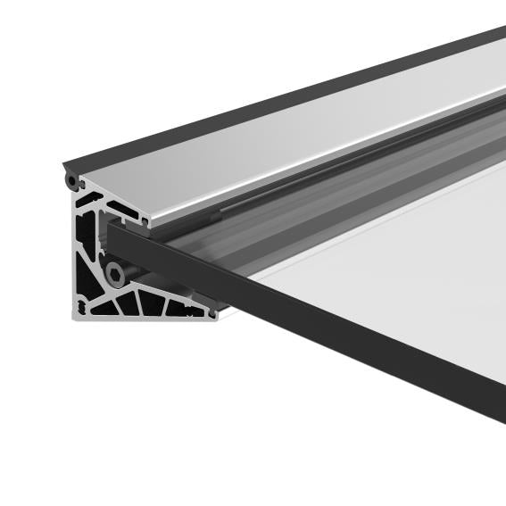 Canopy with aluminium channel profile +2 ETA