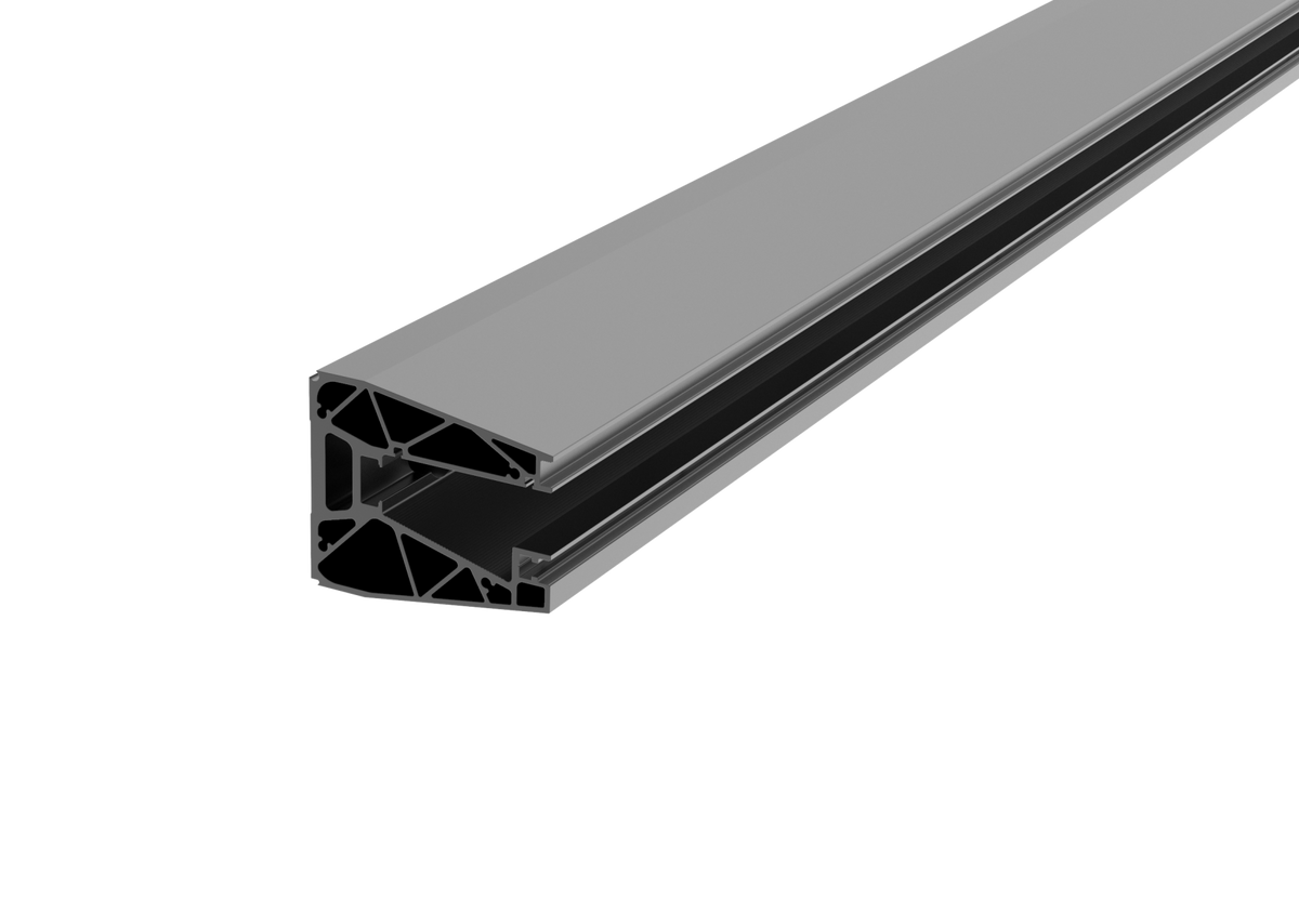 Canopy with aluminium channel profile