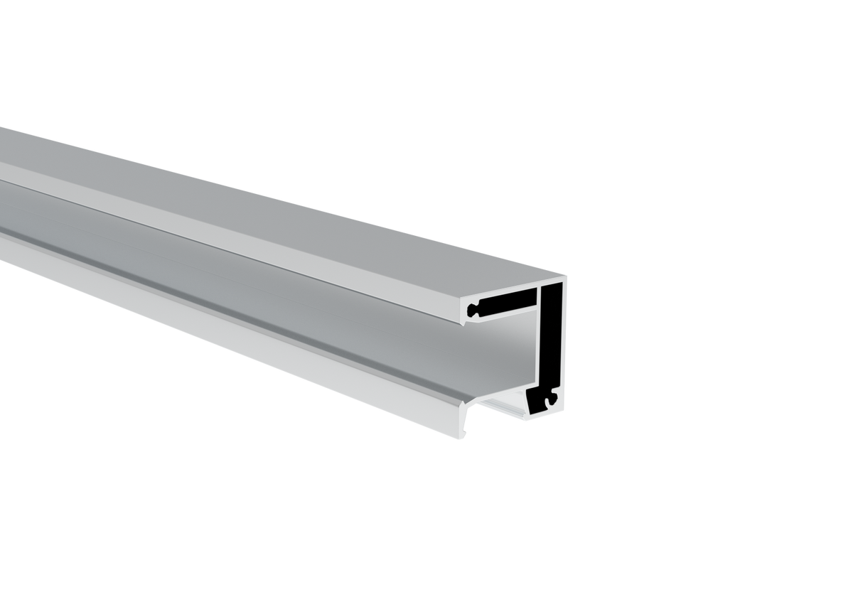 Aluminum fence adapter for 21mm fillings - 6000mm