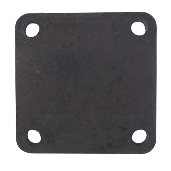 Anchoring plate - rosette 120x120, t8mm, 4xd12mm