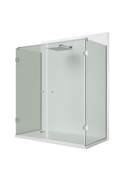 Hinge for glass door AISI304