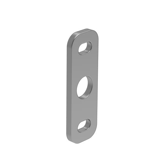 Plate for adjustable hinges, 30x90x5mm, INOX