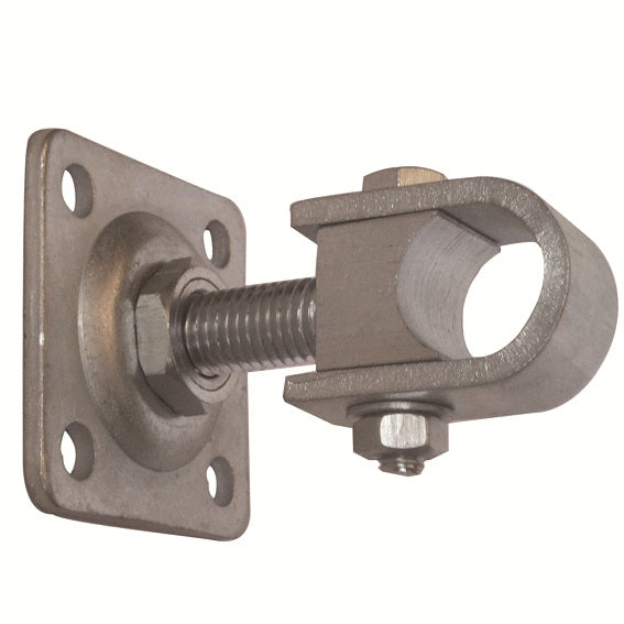 Adjustable hinge with anchor flange M20-Zn, 80