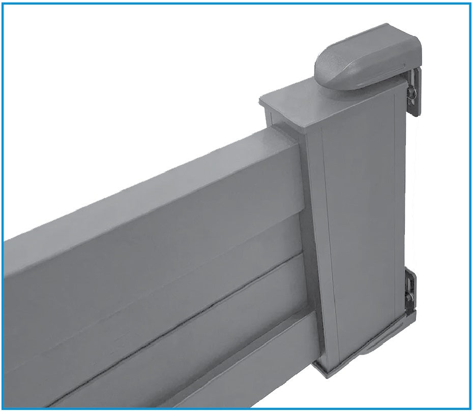 Adjustable hinge with anchoring flange