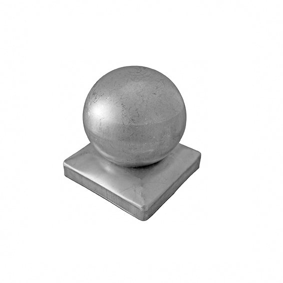 Pole cover with ball 50x50, D50, t1,1mm