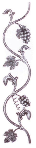 Railing filler 800x170, D14mm