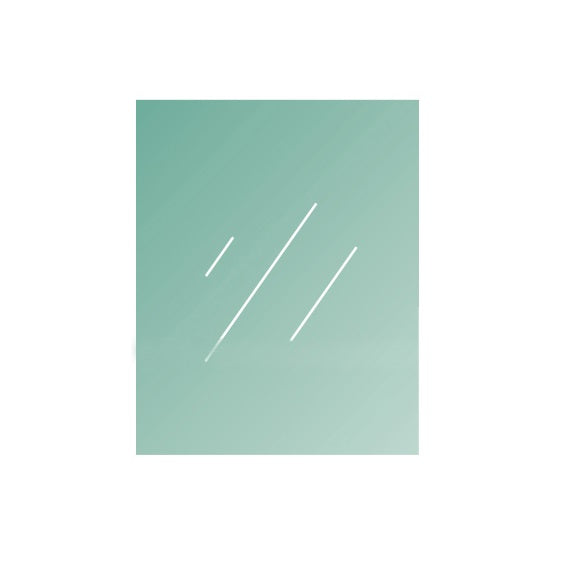 Tempered laminated glass, clear