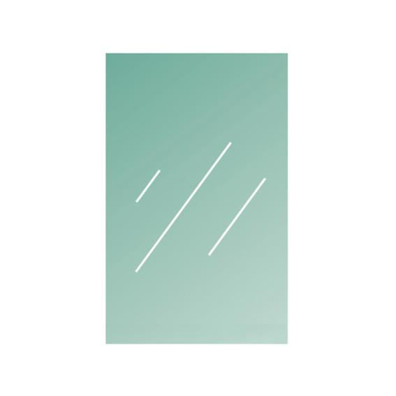 Tempered laminated glass, clear