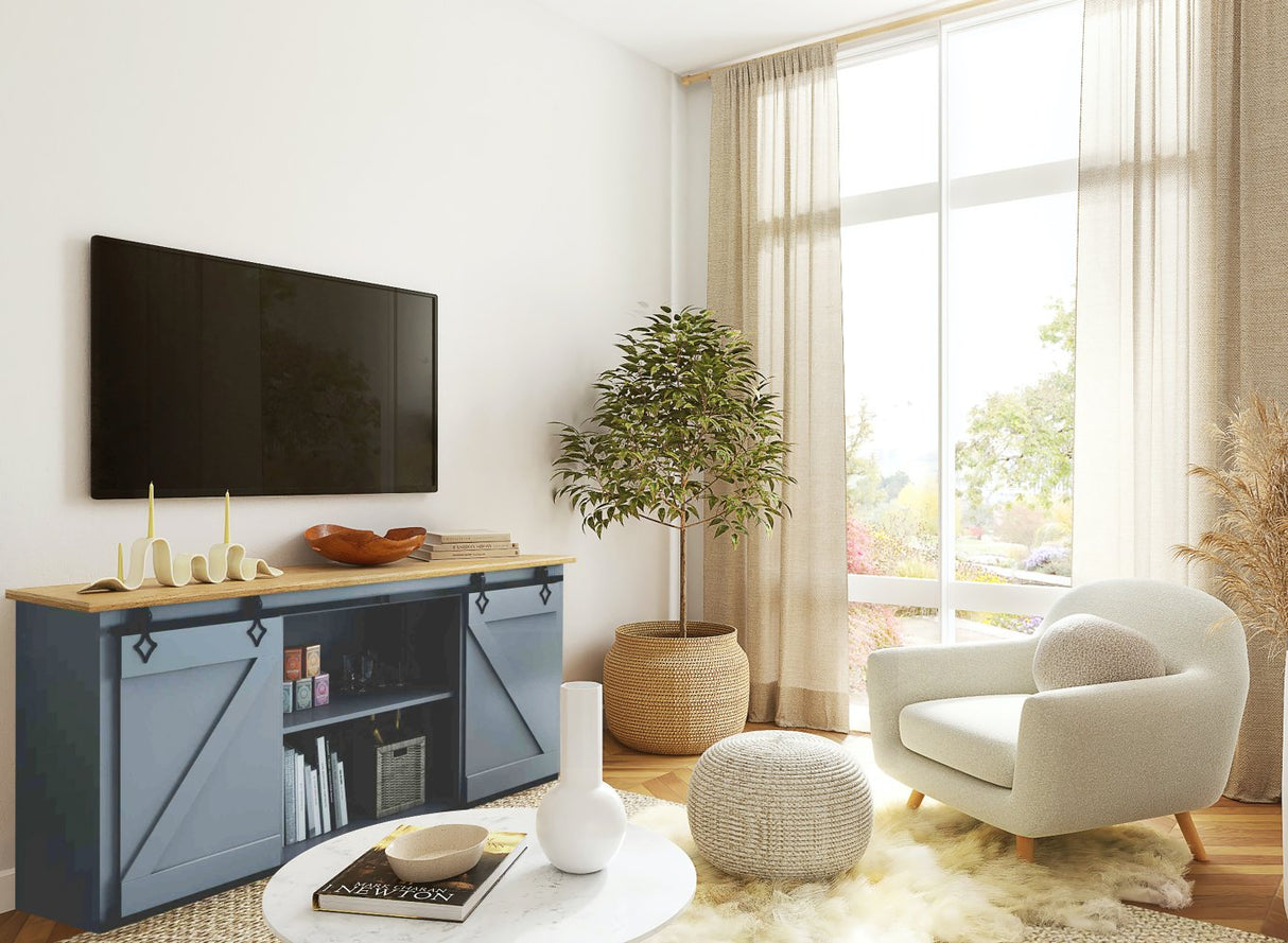 sliding barn door hardware - mini - "Rhombus"