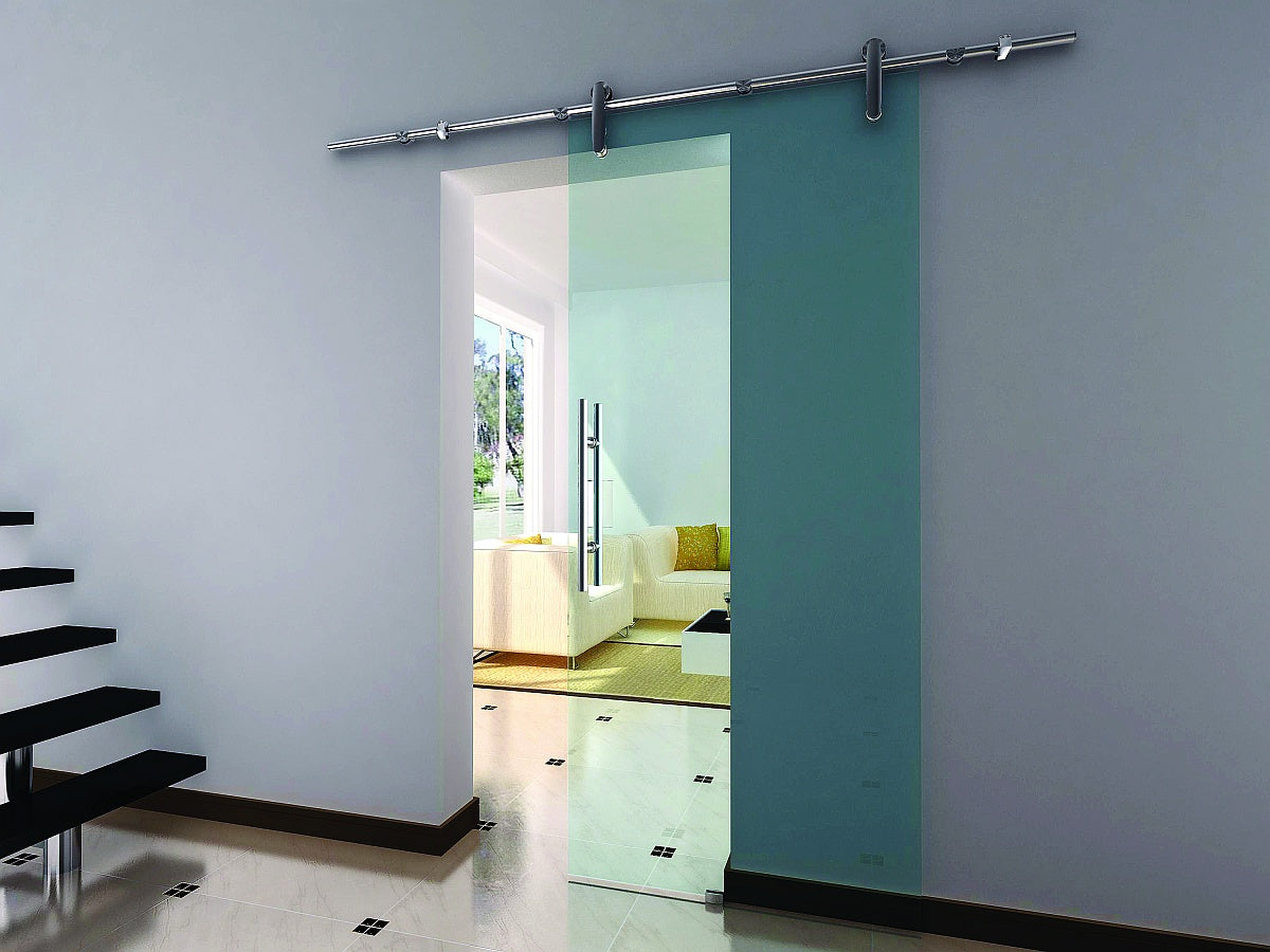 Tube end cap for sliding glass system