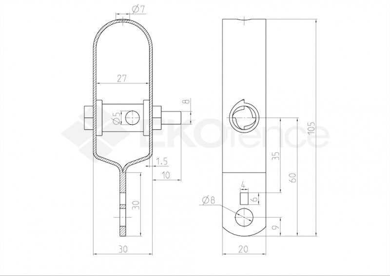 Tensioner ZnPVC green