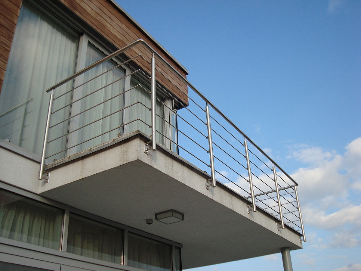 Stainless railing, AISI304, 6000x1000mm, BR