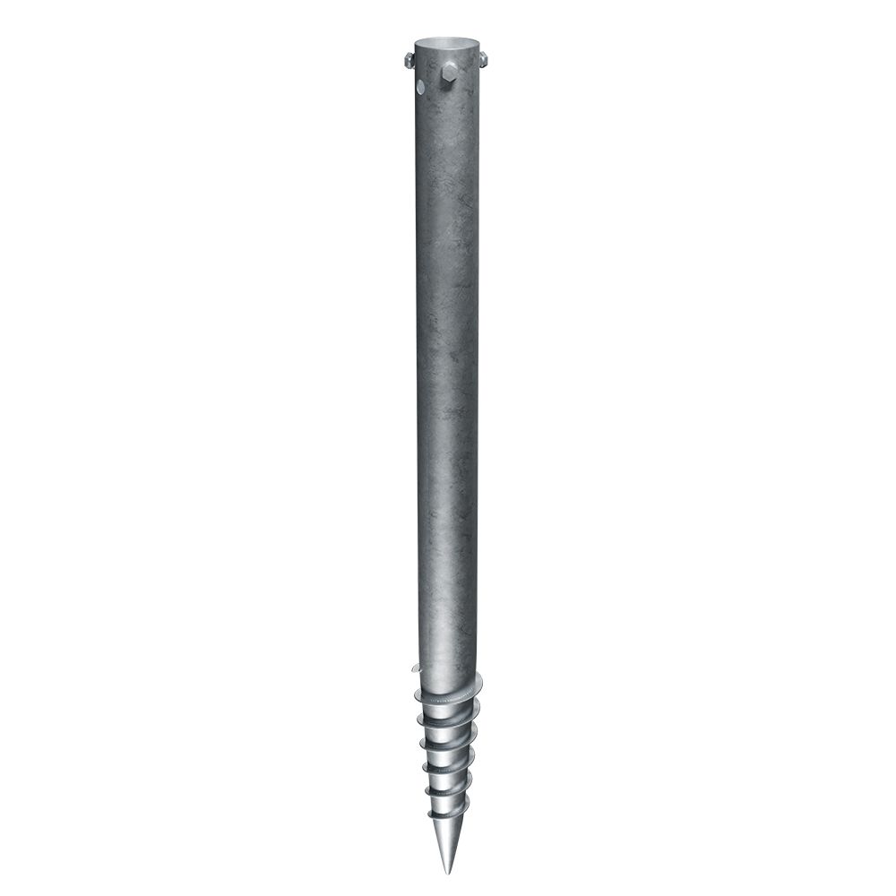 Ground screw 76x2,5x1100mm, 3xM16