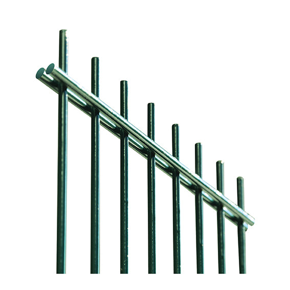 Welded panel fence N2D 2490x1630mm D5/4/5mm, green