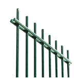 Welded panel fence N2D 2490x1630mm D5/4/5mm, green